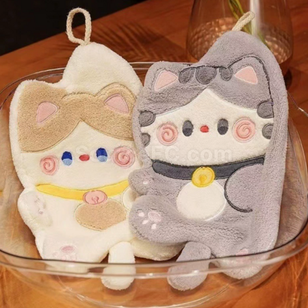 客製化小貓擦手巾禮品