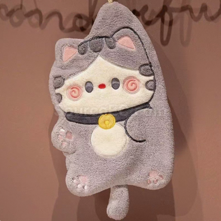 客製化小貓擦手巾禮品