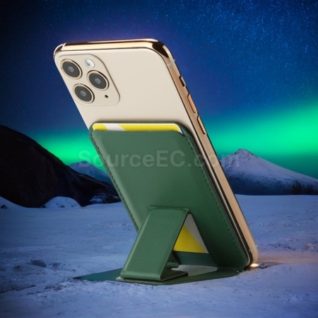 客製化皮革卡套手機支架禮品