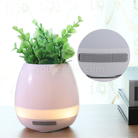 客製化智能音樂花盆藍牙音箱禮品