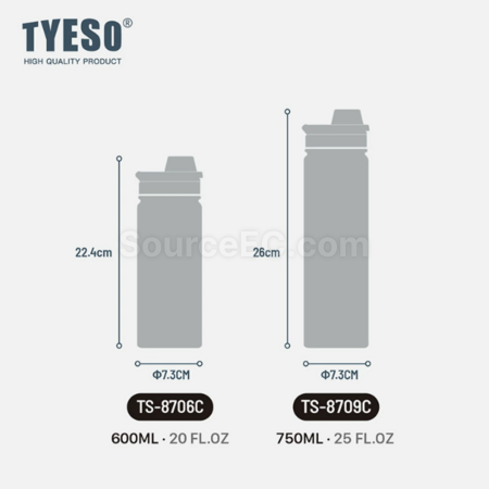 客製化TYESO戶外保溫杯禮品
