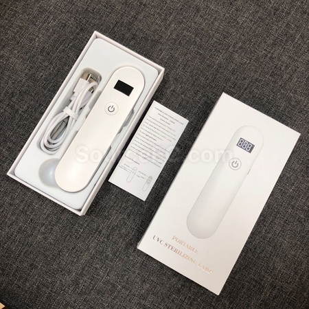 客製化可擕式手持UVC紫光消毒燈禮品