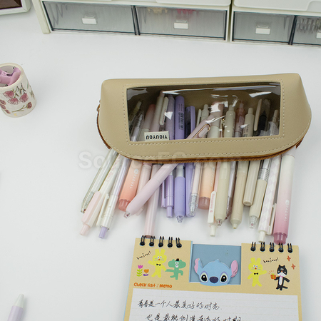 客製化PU開窗筆袋禮品
