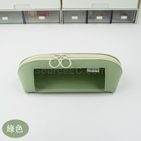 客製化PU開窗筆袋禮品