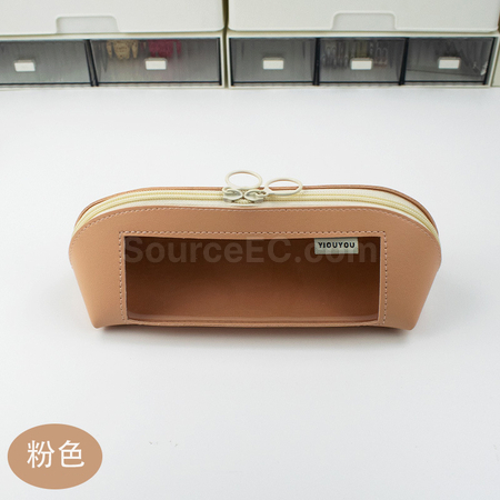 客製化PU開窗筆袋禮品