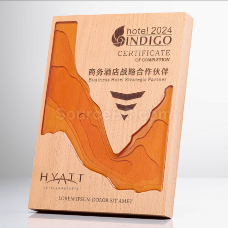客製化木獎座禮品