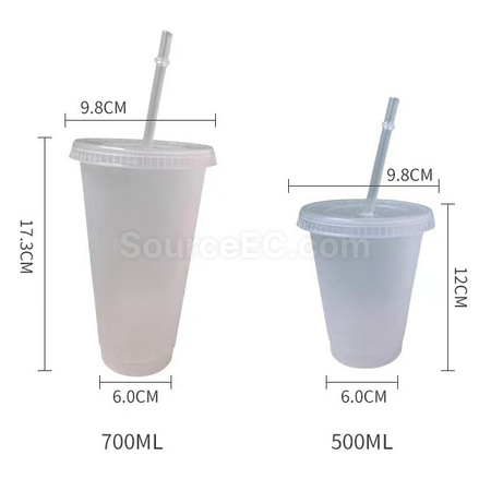 客製化PP粗吸管杯禮品