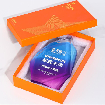 客製化不規則水晶獎座禮品