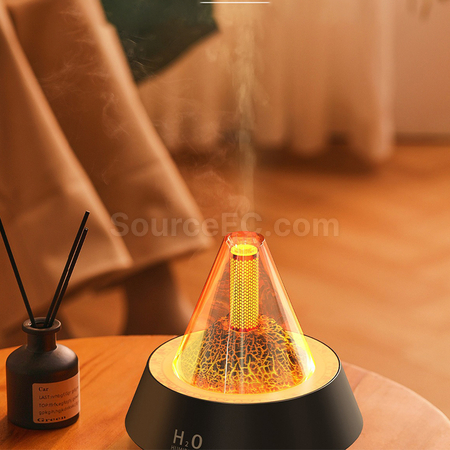 客製化七彩火山香薰機禮品