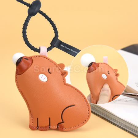 客製化PU動物解壓鑰匙扣掛件禮品