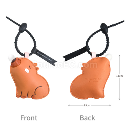 客製化PU動物解壓鑰匙扣掛件禮品