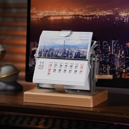 客製化手搖動態翻頁臺歷/相冊禮品
