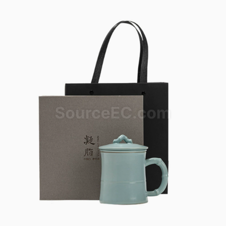 客製化陶瓷可過濾泡茶杯禮品