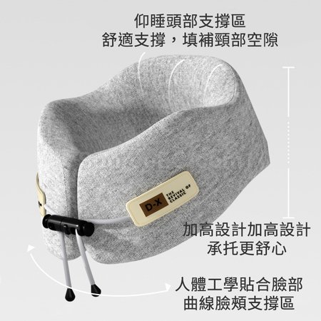 客製化可折疊收納記憶棉頸枕禮品