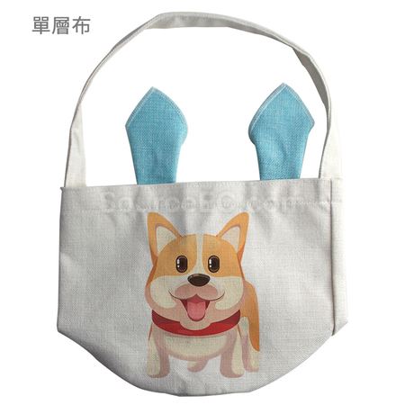 客製化兔耳環保圓桶袋禮品