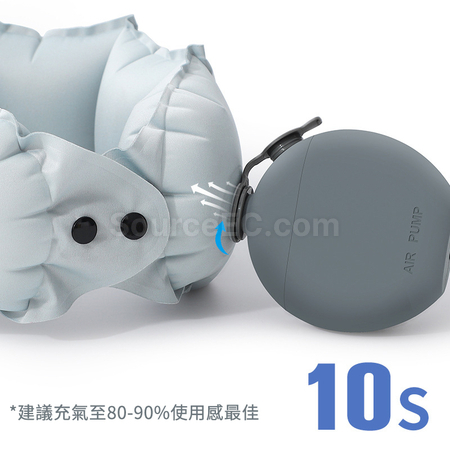 客製化按壓自動充氣枕頭禮品