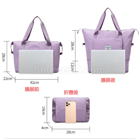客製化可折疊擴充大容量旅行袋禮品