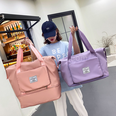 客製化可折疊擴充大容量旅行袋禮品