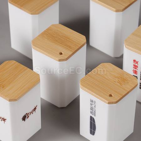 客製化竹蓋牙籤筒禮品