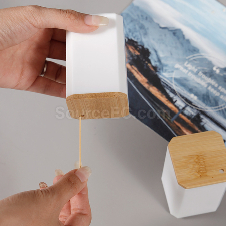 客製化竹蓋牙籤筒禮品