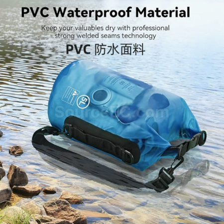 客製化戶外雙肩半透明防水包禮品