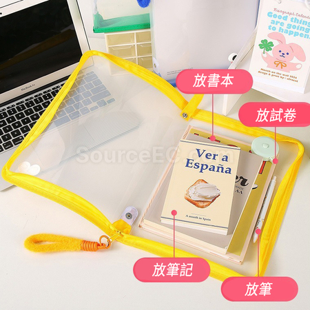客製化加厚加寬網紗文件袋禮品