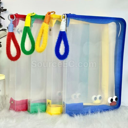 客製化加厚加寬網紗文件袋禮品