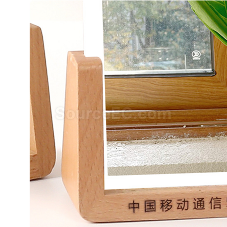 客製化簡約時尚U型橫版亞克力相框禮品
