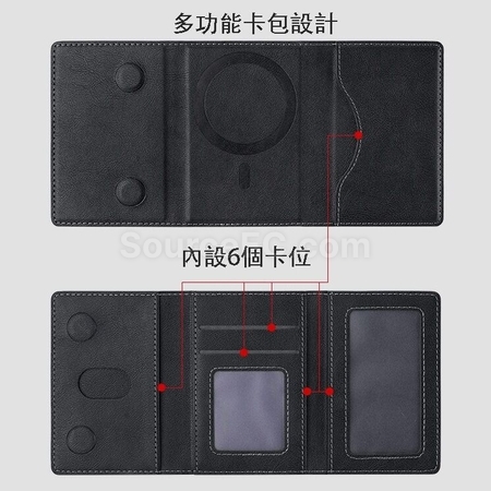 客製化三折磁吸卡包禮品