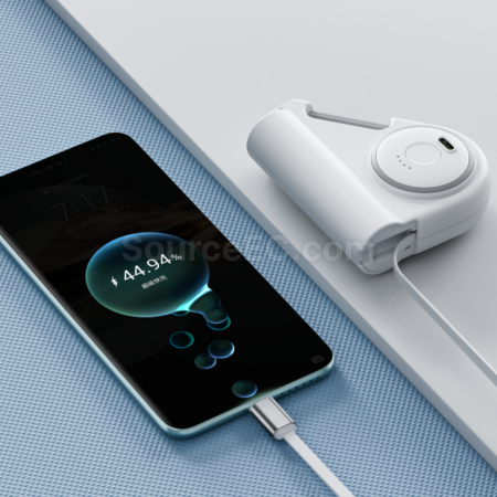 客製化伸縮自帶線行動電源禮品