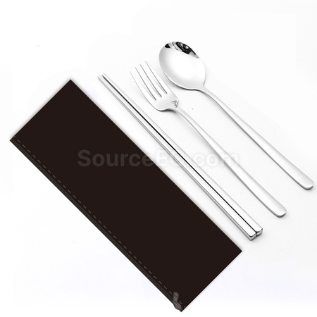 客製化便攜不鏽鋼餐具套裝禮品