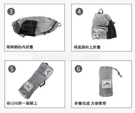 客製化超輕防水戶外折疊登山背包禮品