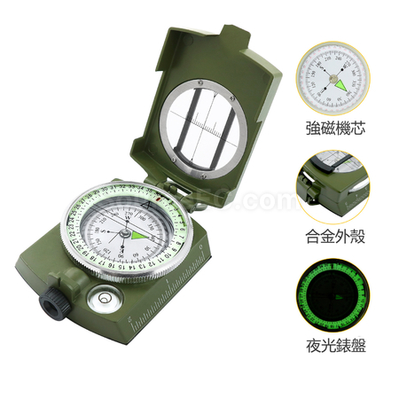 客製化戶外多功能野營夜光指北針禮品