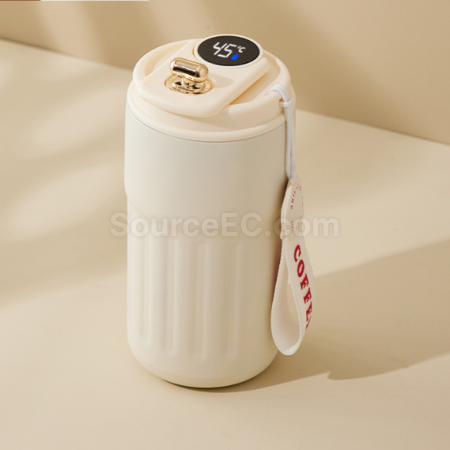 客製化316智慧溫顯不銹鋼保溫杯禮品
