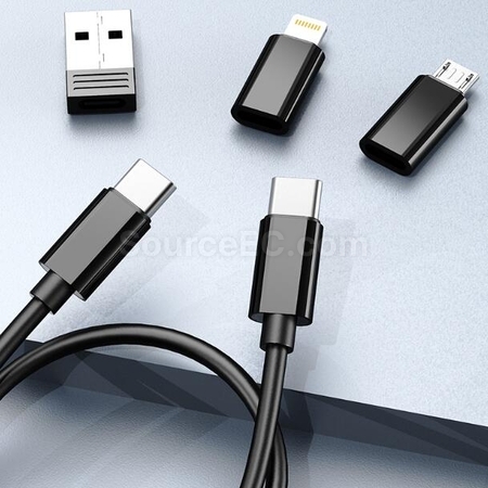客製化帶鏡便攜充電線收納盒禮品