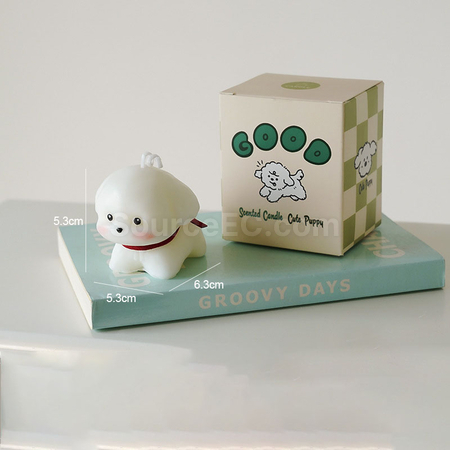 客製化小狗香氛蠟燭擺件禮品