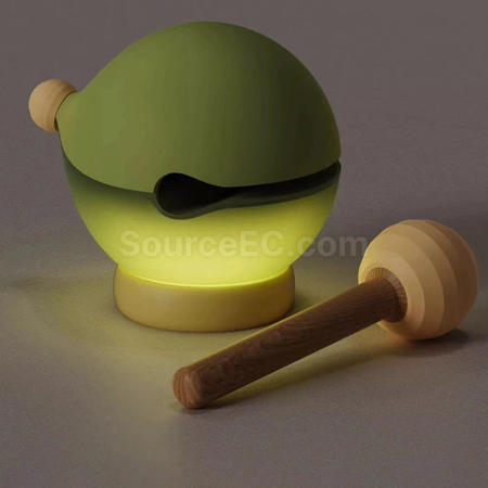 客製化木魚小夜燈禮品