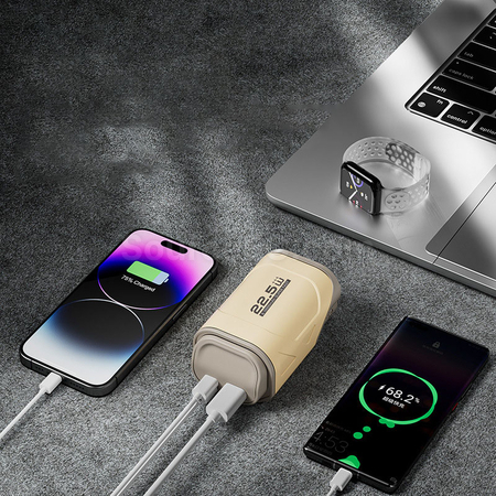 客製化帶線墻插行動電源禮品