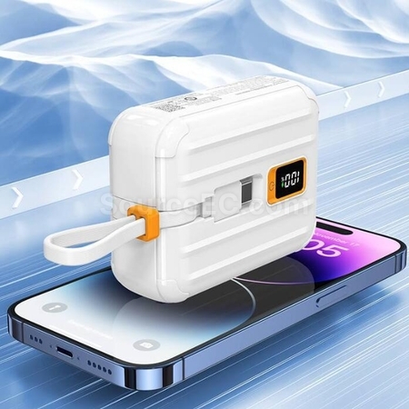 客製化Pisen迷你自帶線移動電源禮品