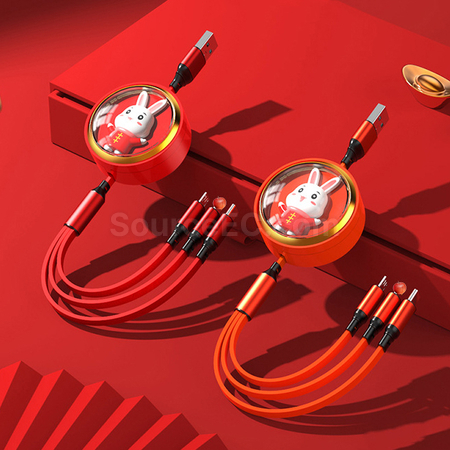 客製化三合一數據線禮品