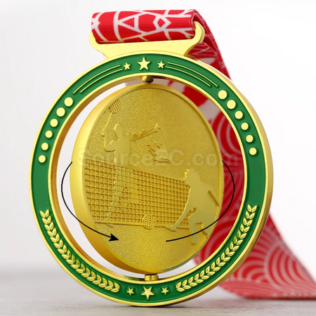 客製化羽毛球金屬獎牌禮品