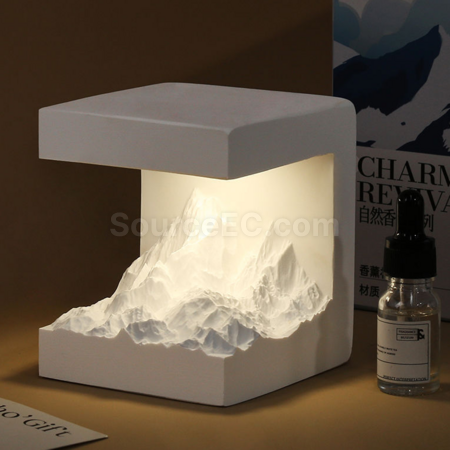 客製化日照金山擴香石香薰燈禮品