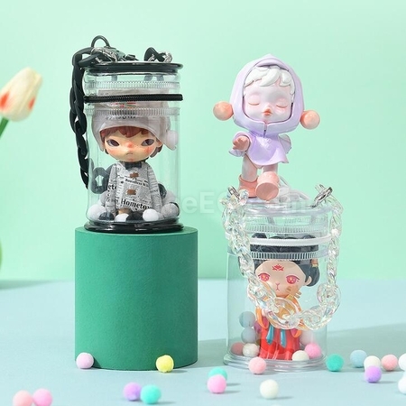 客製化圓筒PVC透明娃包禮品