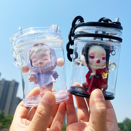 客製化圓筒PVC透明娃包禮品