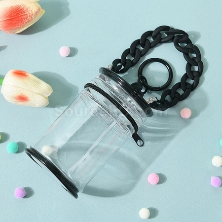 客製化圓筒PVC透明娃包禮品