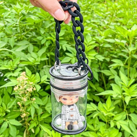 客製化圓筒PVC透明娃包禮品