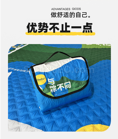 客製化可機洗超聲波加厚野餐墊禮品