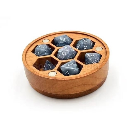 客製化磁吸式骰子木盒禮品