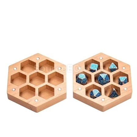 客製化磁吸式骰子木盒禮品