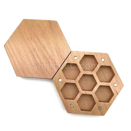 客製化磁吸式骰子木盒禮品